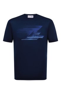 Хлопковая футболка Zilli Sport