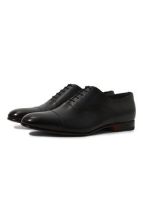 Кожаные оксфорды Santoni