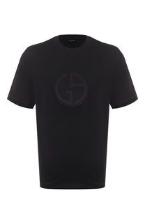 Хлопковая футболка Giorgio Armani