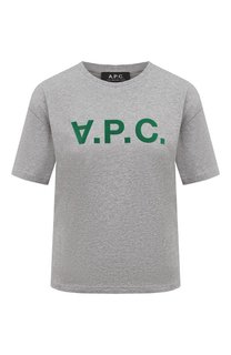 Хлопковая футболка A.P.C.