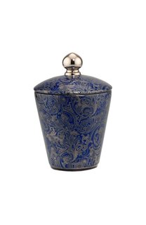 Подсвечник с крышкой Blue Fine Paisley Stefano Ricci