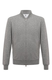 Кардиган из кашемира и хлопка Brunello Cucinelli