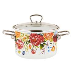 Кастрюля Appetite Peonies 5.5L 1SD225S