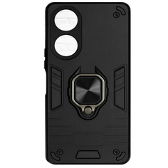 Чехол DF для Honor X7b с магнитом и кольцом Black hwArmor-13