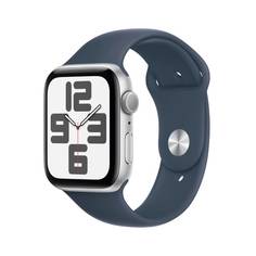 Умные часы APPLE Watch SE GPS 44mm Silver Aluminium Case with Storm Blue Sport Band - S/M MREC3