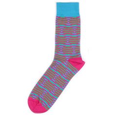 Носки Burning Heels Круги, размер 42-45, фиолетовый