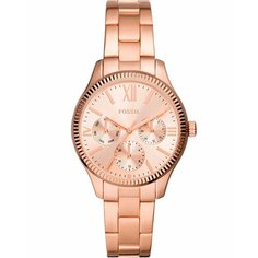 Наручные часы FOSSIL Rye BQ3691, золотой, розовый