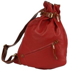 Рюкзак торба BUFALO, фактура гладкая, красный