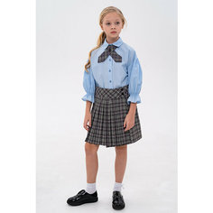 Школьная юбка Инфанта, размер 140-72, серый