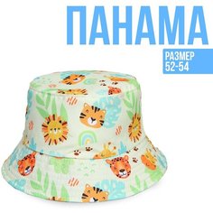 Панама Overhat, размер 52, оранжевый, белый