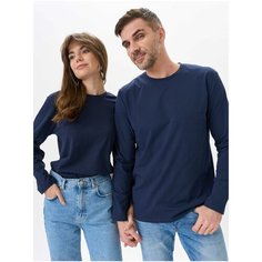 Лонгслив Uzcotton, размер 40-42\XXS, синий