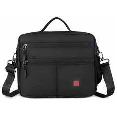 Сумка мессенджер Rittlekors Gear, фактура гладкая, черный