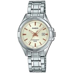 Наручные часы CASIO Collection LTP-1308D-9A, серебряный, зеленый