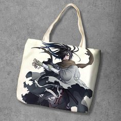 Сумка шоппер Anime Dakimakura, фактура рельефная, мультиколор