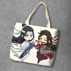 Сумка шоппер Anime Dakimakura, фактура рельефная, мультиколор