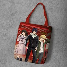 Сумка шоппер Anime Dakimakura, фактура рельефная, мультиколор