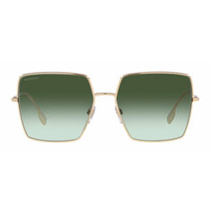 Солнцезащитные очки Burberry Burberry BE 3133 11098E BE 3133 11098E, золотой, зеленый