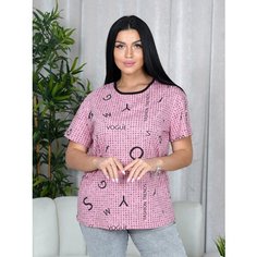 Футболка LOVETEX.STORE, размер 46, розовый