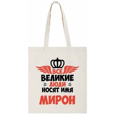 Сумка шоппер CoolPodarok, бежевый