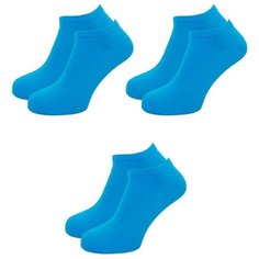 Носки LorenzLine, 3 пары, размер 41/42, голубой