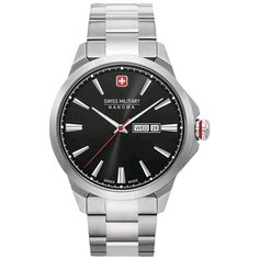 Наручные часы Swiss Military Hanowa Land 06-5346.04.007, черный, серебряный