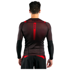 Рашгард Venum, размер S, красный, черный