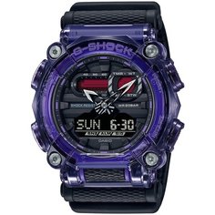 Наручные часы CASIO GA-900TS-6A, черный, синий