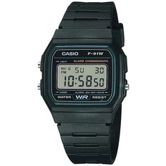 Наручные часы CASIO Collection F-91W-3, черный, серый