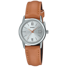 Наручные часы CASIO Collection LTP-V002L-7B3, мультиколор, коричневый
