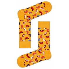 Носки Happy Socks, размер 25, желтый, мультиколор