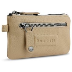 Ключница Bugatti, тиснение, бежевый, коричневый