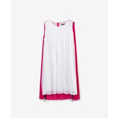 Платье Gulliver, размер 140, белый, розовый