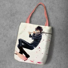 Сумка шоппер Anime Dakimakura, фактура рельефная, мультиколор