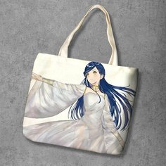 Сумка шоппер Anime Dakimakura, фактура рельефная, мультиколор