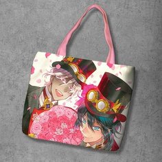 Сумка шоппер Anime Dakimakura, фактура рельефная, мультиколор