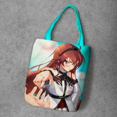 Сумка шоппер Anime Dakimakura, фактура рельефная, мультиколор