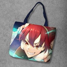 Сумка шоппер Anime Dakimakura, фактура рельефная, мультиколор