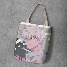 Сумка шоппер Anime Dakimakura, фактура рельефная, мультиколор