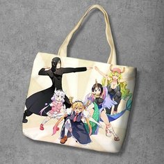 Сумка шоппер Anime Dakimakura, фактура рельефная, мультиколор