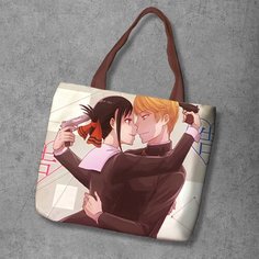Сумка шоппер Anime Dakimakura, фактура рельефная, мультиколор