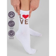 Носки Красная Ветка, размер 23-25, белый