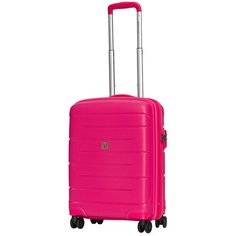 Чемодан RONCATO Flight DLX, 40 л, размер S, розовый