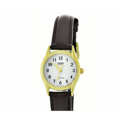 Наручные часы CASIO Analog LTP-1094Q-7B4, коричневый, золотой