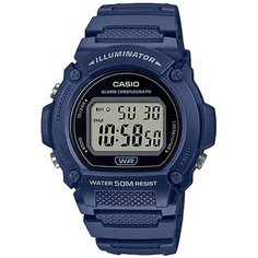 Наручные часы CASIO Collection W219H-2AV, синий, серый