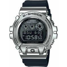 Наручные часы CASIO G-Shock 52446, серебряный, черный