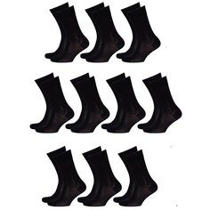 Носки LorenzLine, 10 пар, размер 29 (43-44), черный
