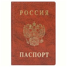 Обложка для паспорта DPSkanc, коричневый