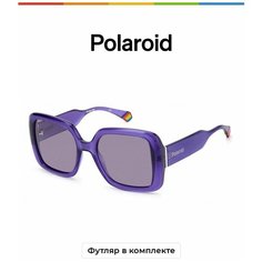Солнцезащитные очки Polaroid Polaroid PLD 6168/S B3V KL PLD 6168/S B3V KL, фиолетовый