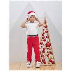 Брюки Микита, размер 98, красный