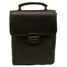 Сумка мессенджер , фактура гладкая, черный